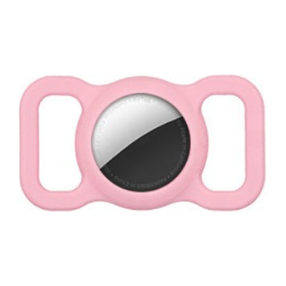 TailTrace AirTag dog collar mount in Blush Pink