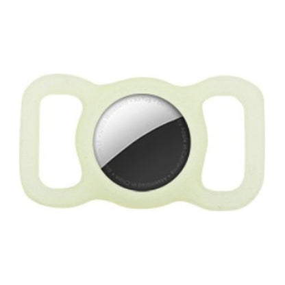 TailTrace AirTag dog collar mount in Glow