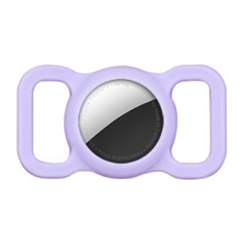 TailTrace AirTag dog collar mount in Lavender