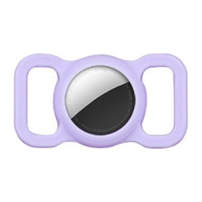 TailTrace AirTag dog collar mount in Lavender