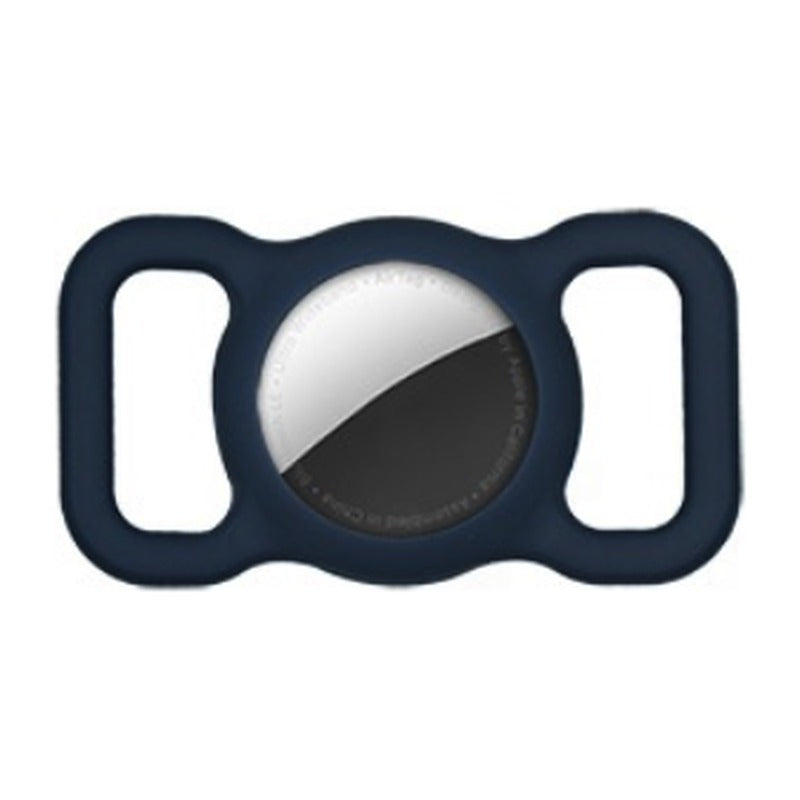 TailTrace AirTag dog collar mount in Midnight Navy