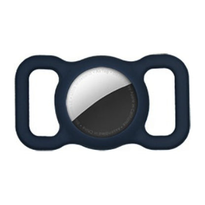 TailTrace AirTag dog collar mount in Midnight Navy