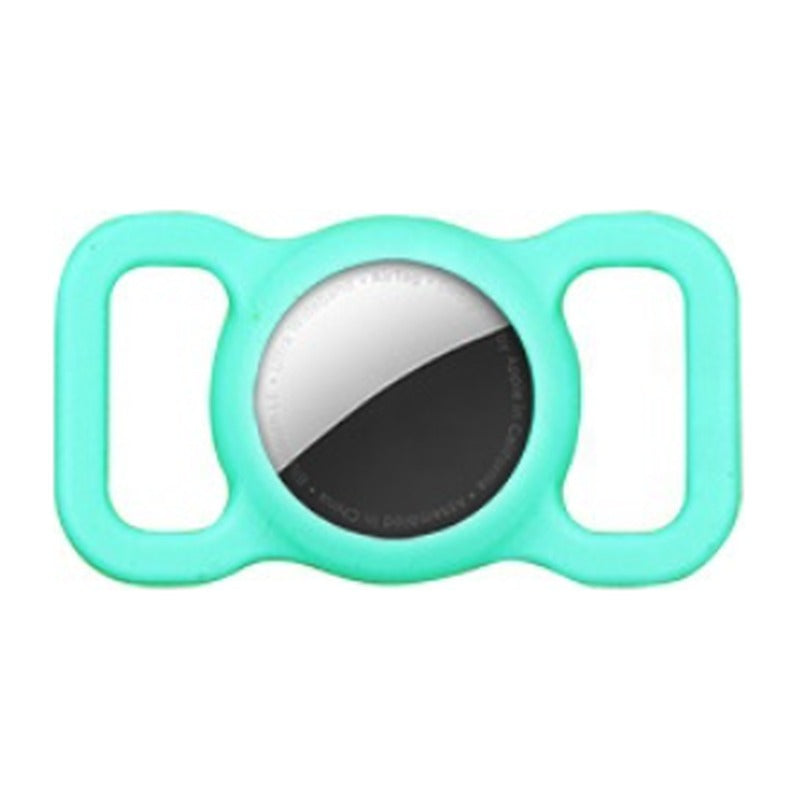 TailTrace AirTag dog collar mount in Mint