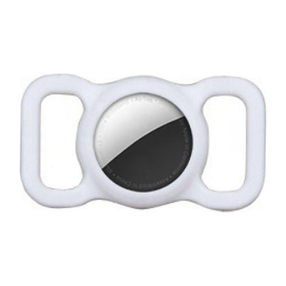 TailTrace AirTag dog collar mount in White