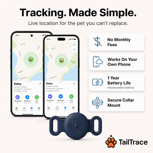 TailTrace™ Dog Collar Tracker