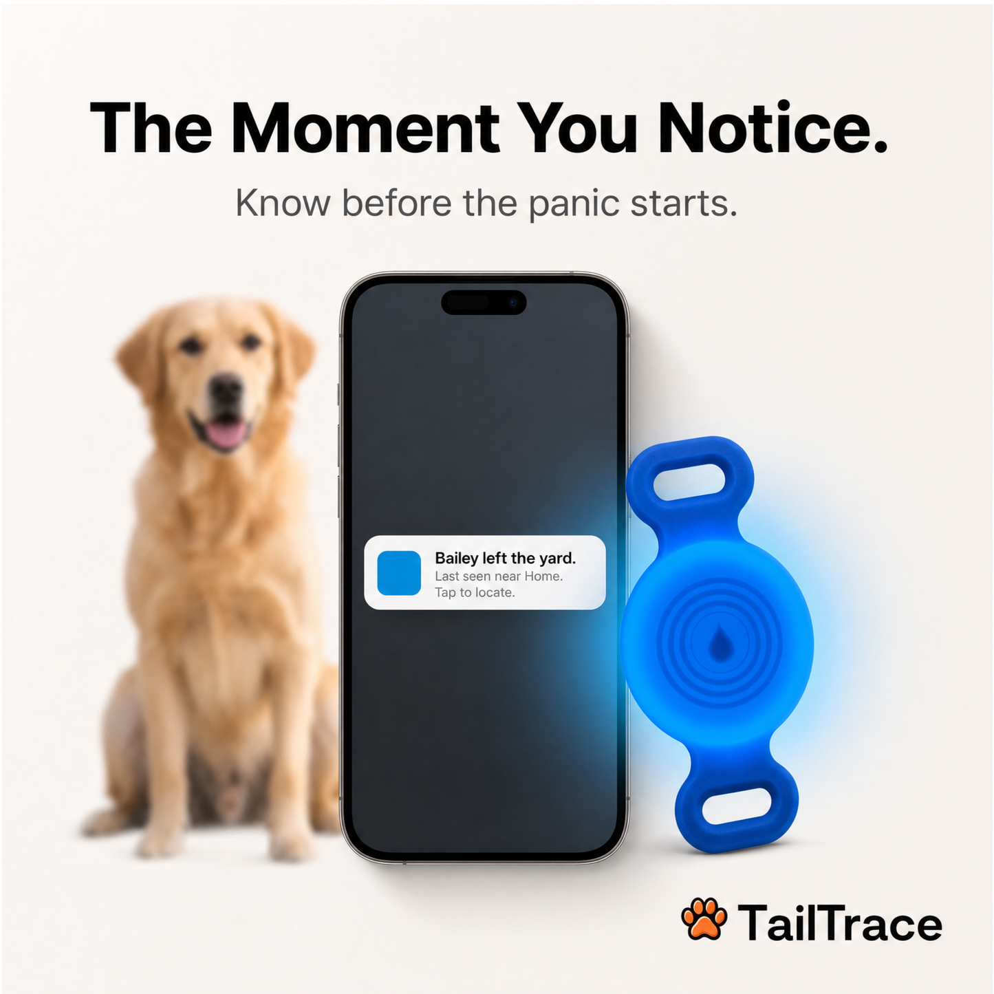 TailTrace™ Dog Collar Tracker